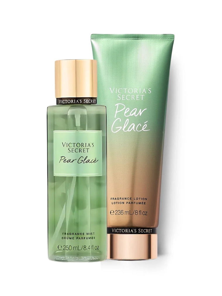 Kit Pear Glacé 2 em 1 | Body Splash 250ml e Hidratante 236ml – Victoria`s Secret