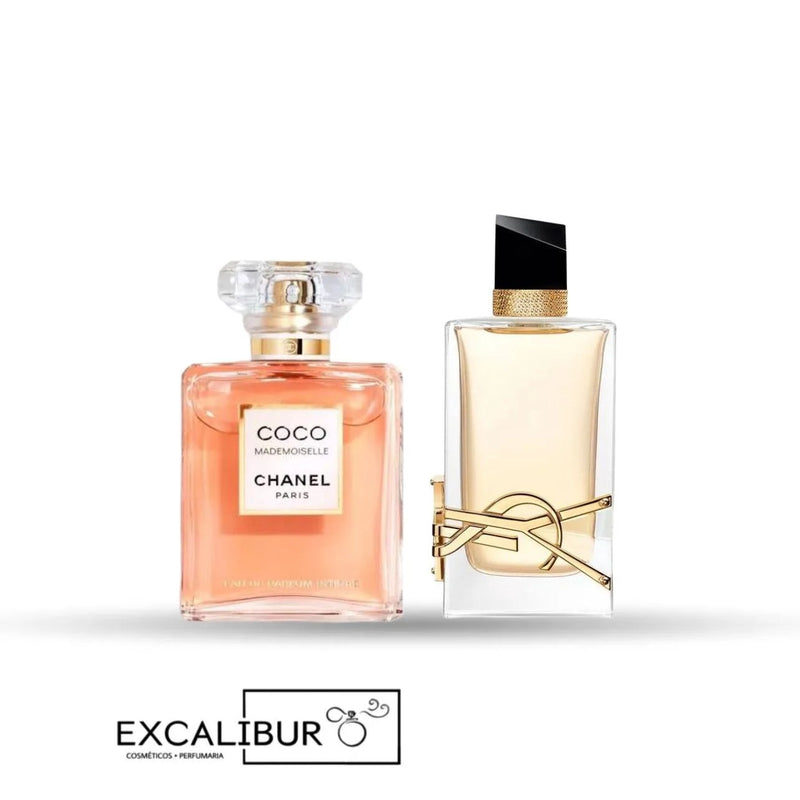 ( Coco Mademoiselle + Libre ) Combo 100ml + Hidratante Brinde 250ml