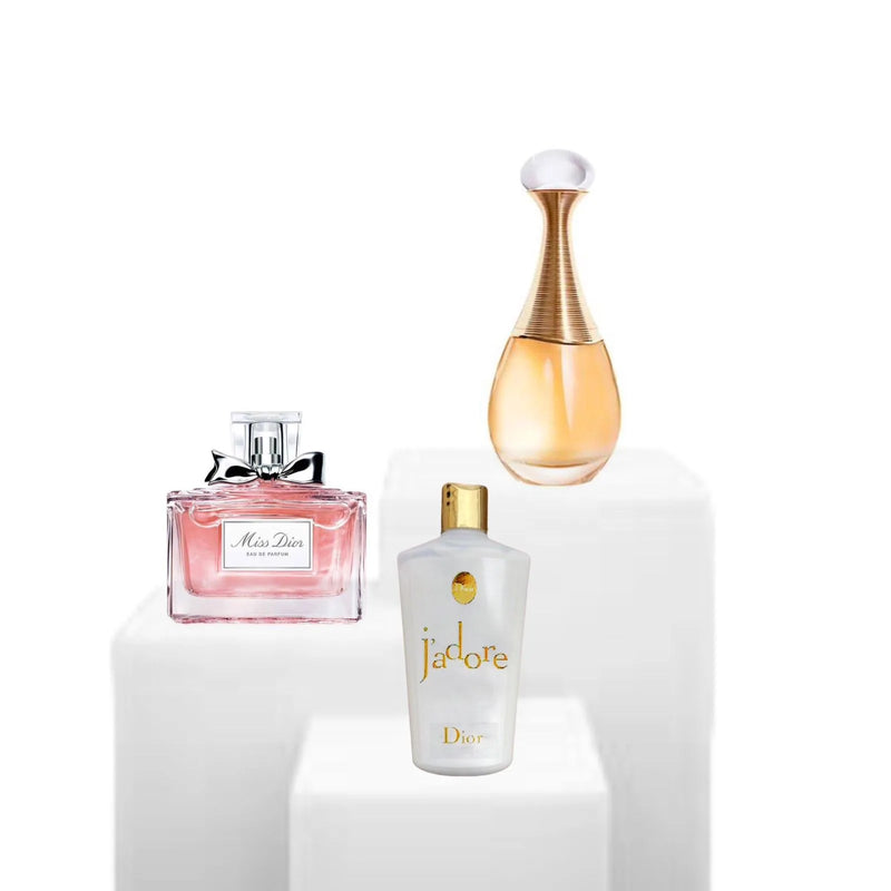 ( Miss Dior e J’adore ) Combo feminino 100ml + Hidratante Brinde 250ml