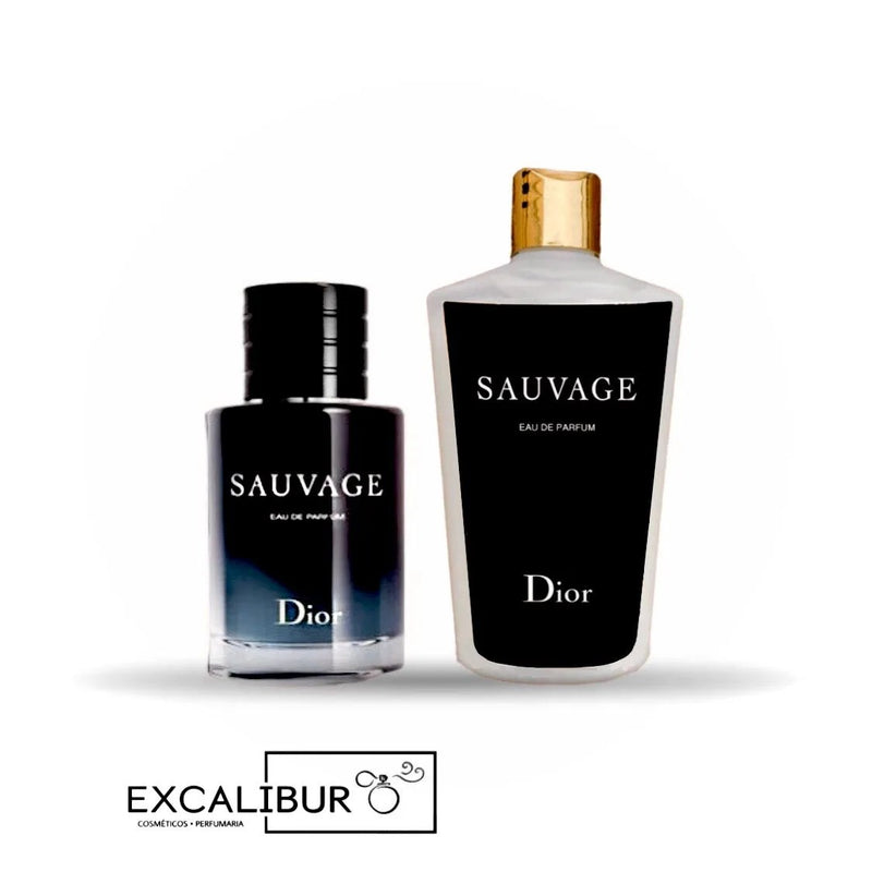 ( Kit Sauvage ) Perfume e Hidratante – 100ml e 250ml | masculino